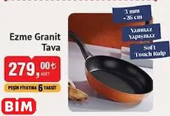 BONERA EZME GRANİT TAVA BONERA EZME GRANİT TAVA
